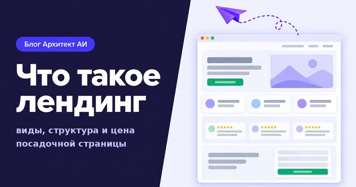 Обложка статьи: что такое лендинг, виды и структура